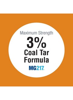 MG217 Dandruff 3% Coal Tar Dandruff Shampoo Controls Flaking & Relieves Itchy Scalp 8 Oz Tube  - Image 3