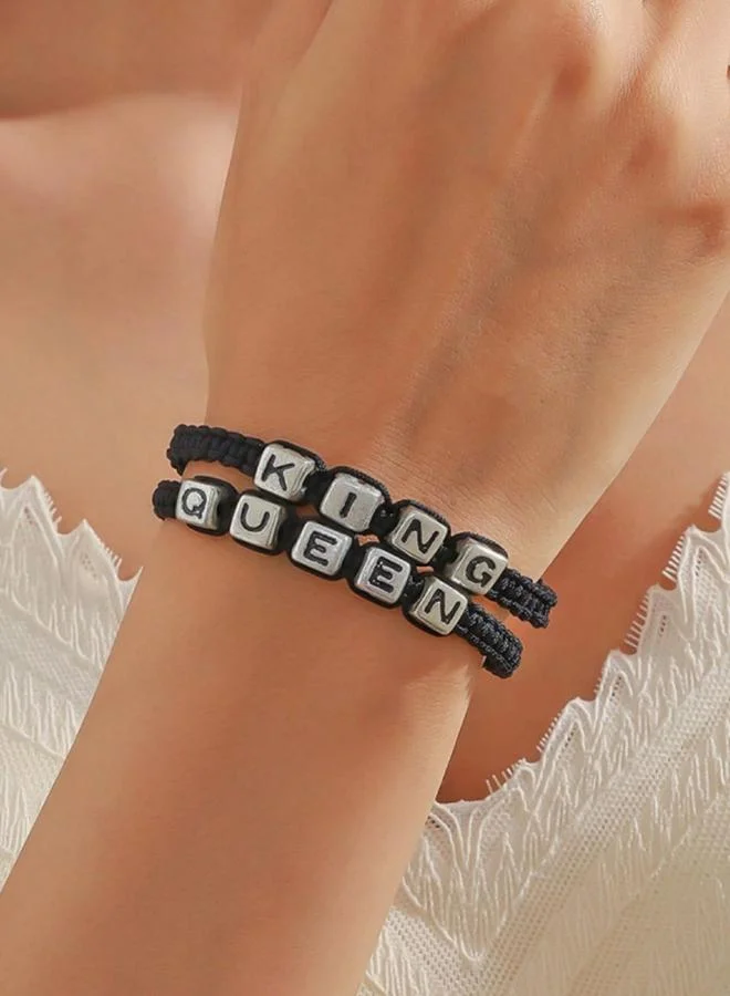 Take Two King and Queen Couple Bracelets