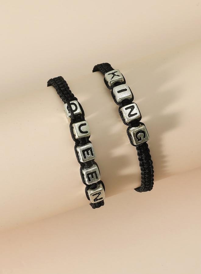 Take Two King and Queen Couple Bracelets - Image 4