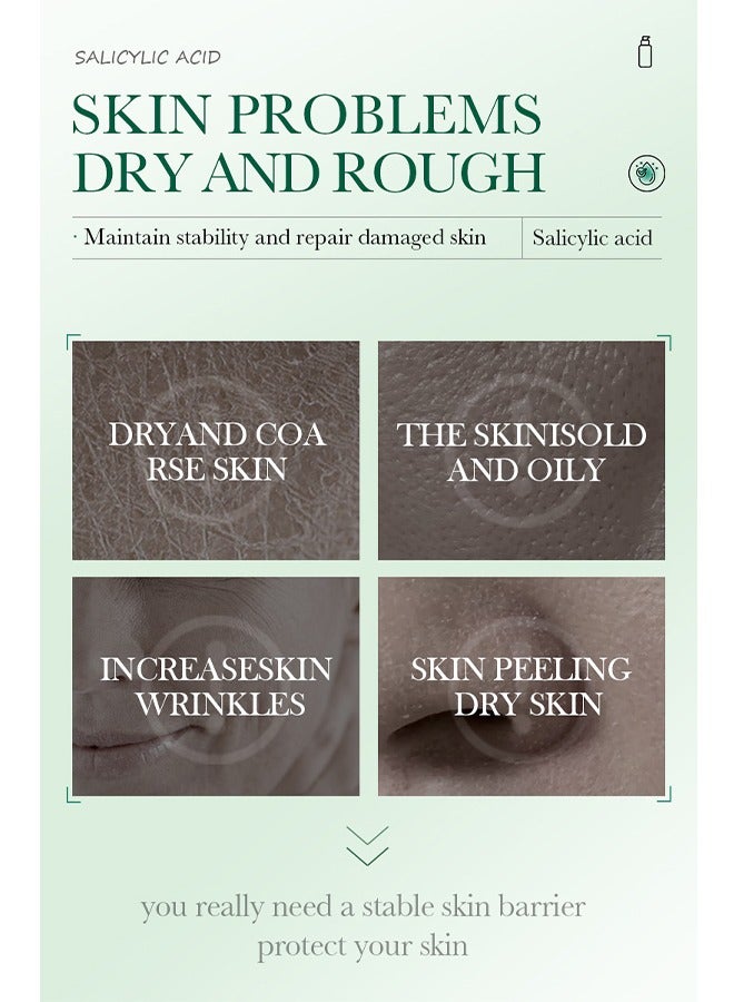 SADOER Salicylic Acid Anti Acne Serum，Contains Salicylic Acid, Niacinamide, Centella Asiatica Extract, And Ceramide To Clear Acne, Fade Acne Marks, Acne Treatment And Repair Damaged Skin (40ml) - Image 3