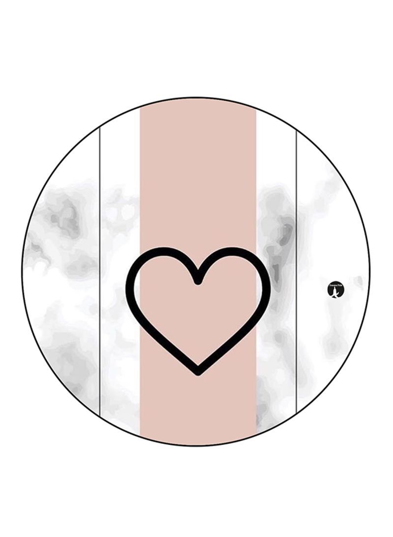 RKN Heart Printed Mouse Pad Multicolour