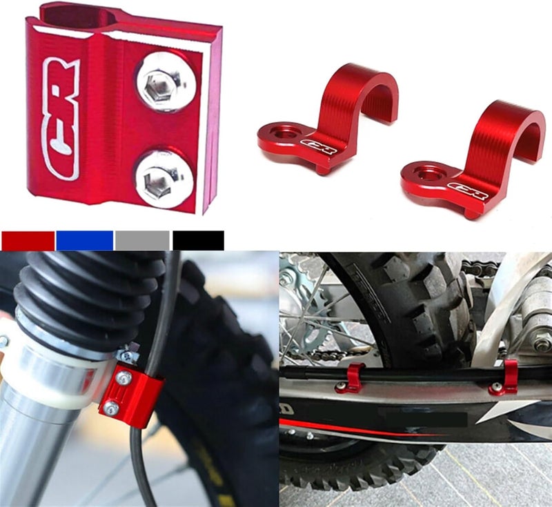 Yurefax Motorcycle Brake Line Hose Clamp Kit - Image 2