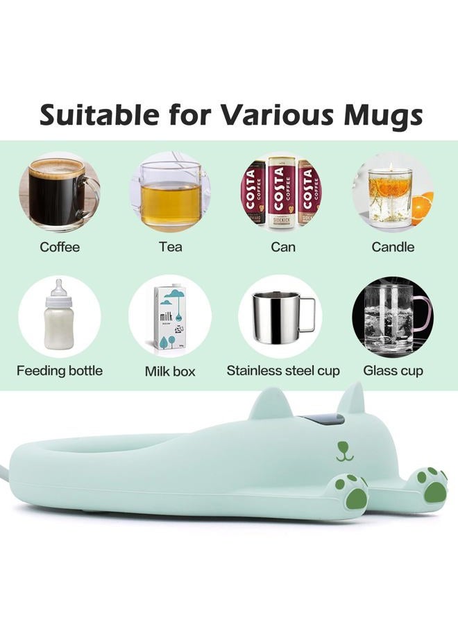 Pusee Mug Warmer,Coffee Warmer For Desk Candle Auto Shut Off,Coffee Cup With 3 Temp Settings,Electric Beverage Plate Coffee,Tea,Water Milk And Cocoa(Not Include Cup) - Image 3