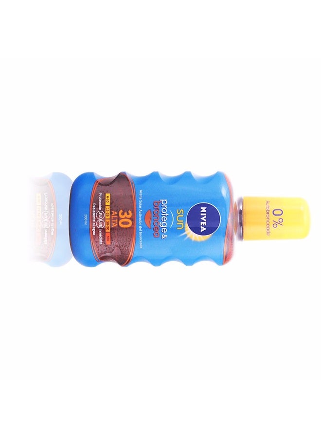 Nivea Sun Protect & Bronze Oil SPF30 200ml - Image 3