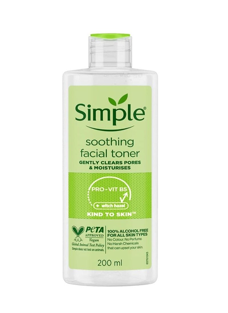 simple Simple Kind to Skin Soothing Facial Toner 200ml  - Image 1