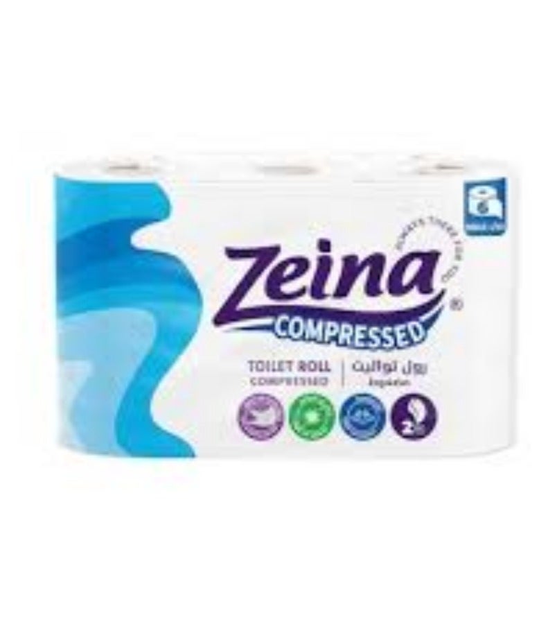 Zeina Trio Toilet Paper Roll -6 Roll (5+1) (May vary package) - Image 2