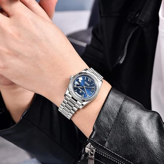 RollsTimi  Pagani Design 1752 DD36 Luxury Men's Automatic Mechanical Watch, Sapphire Glass, Day Date Watch, Seagull Caliber ST16, 100m Water Resistant - Image 5