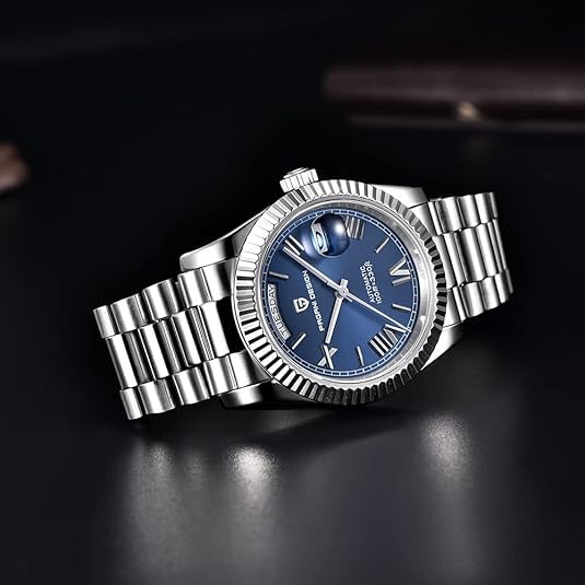RollsTimi  Pagani Design 1752 DD36 Luxury Men's Automatic Mechanical Watch, Sapphire Glass, Day Date Watch, Seagull Caliber ST16, 100m Water Resistant - Image 4