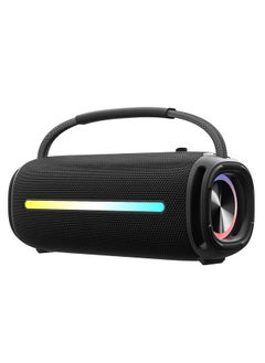 ZCM-HAPPY Portable Wireless Bluetooth Speaker - LED Melody Lights, Heavy Bass, IPX6 Waterproof, Portable with Bluetooth 5.3 and 3000 mAh Long Battery Life  - Image 1