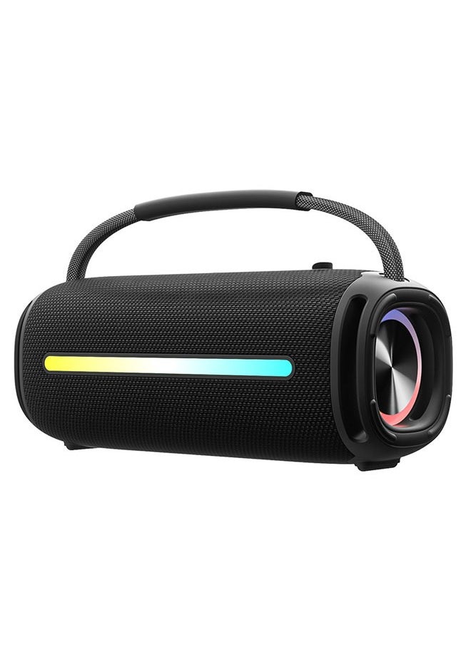 ZCM-HAPPY Portable Wireless Bluetooth Speaker - LED Melody Lights, Heavy Bass, IPX6 Waterproof, Portable with Bluetooth 5.3 and 3000 mAh Long Battery Life  - Image 1