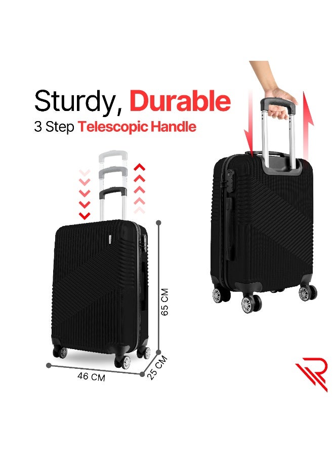 ريفلكشين حقيبة سفر بعجلات دوارة مقاس  بوصة من  أسود - Image 5