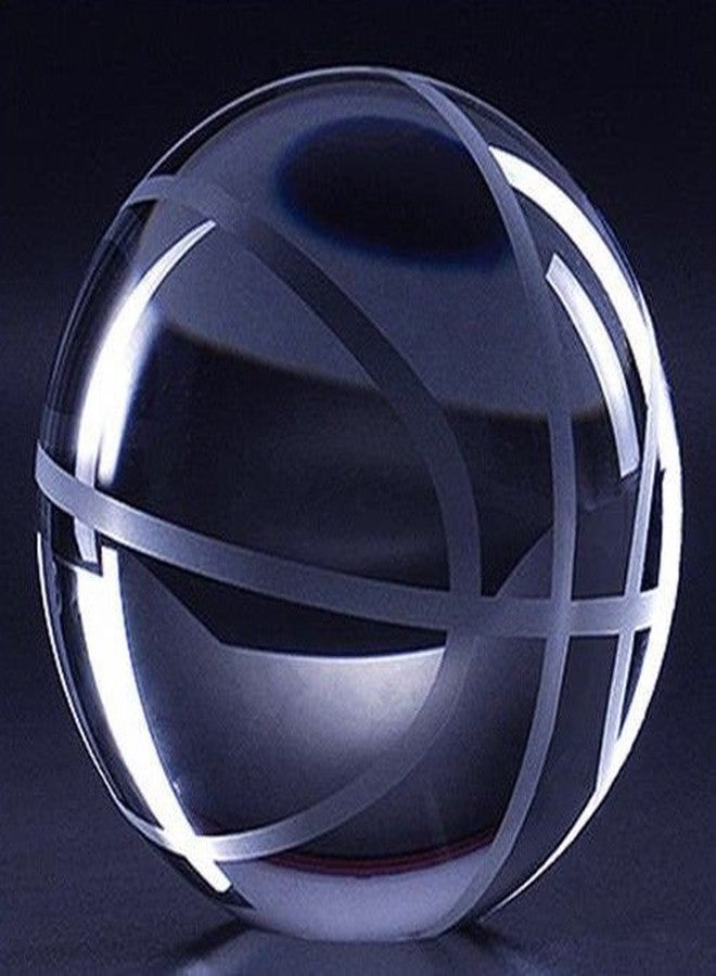 أملونج كريستال ثقالة ورق على شكل كرة سلة من الكريستال من أملونج، مقاس 3 بوصات، مع علبة هدايا - Image 4