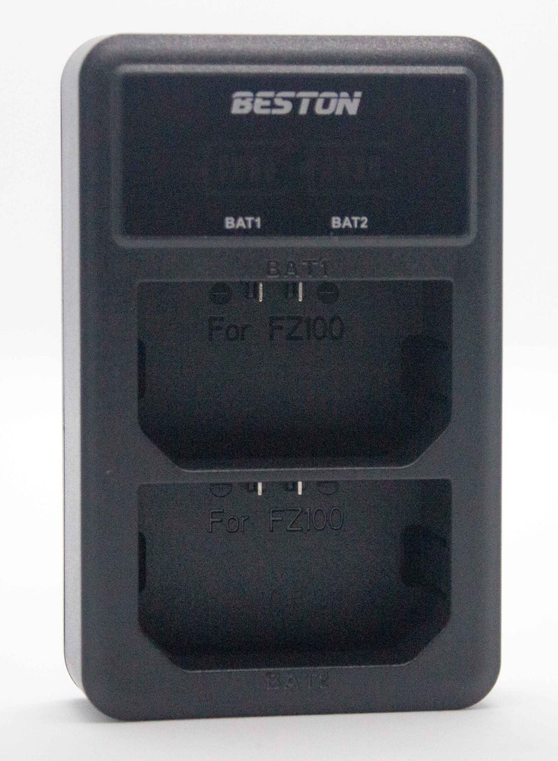 BESTON Beston Dual-Port Charger for Sony FZ100 Battery allows simultaneous charging to boost productivity. - Image 2