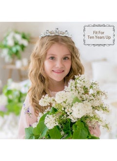 Oriamour Crystal Tiaras and Crowns Headband For Women Birthday Pageant Wedding Prom Princess Crown Bridal Tiara With Clear Beads,Wedding Tiara for Bride (Silver)  - Image 3
