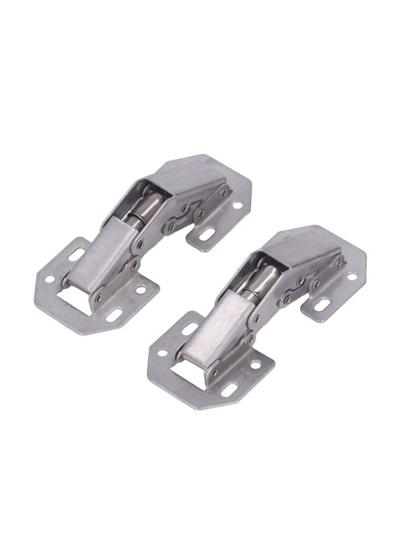 KNP KNP Heavy duty Kitchen Nickel Hinges 2 Pcs pair are perfect for high-traffic doors and cabinets, especially in kitchens, due to their durability and robust construction. - Image 1