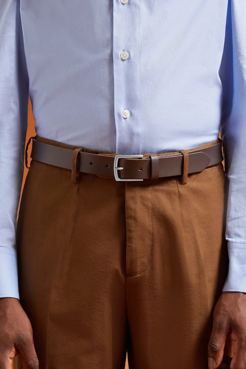Doppelganger Men's classic belt - Brown