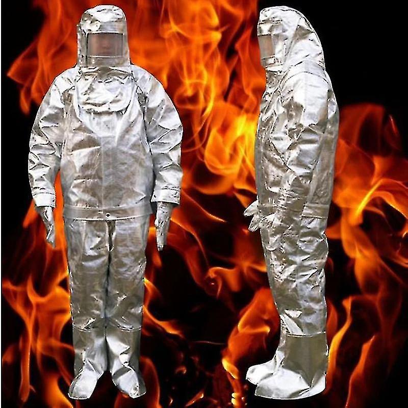 Fire Suit Aluminum Foil 1000 Degree High Temperature Clothing - Image 2