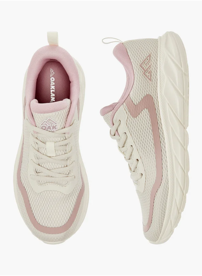 Oaklan by Shoexpress Panelled Sports Shoes with Lace Closure
