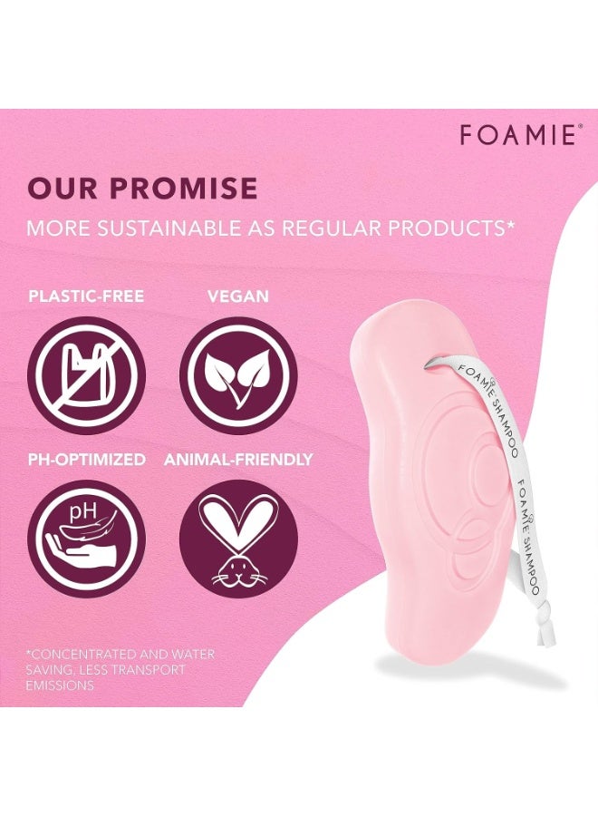 FOAMIE Hibiscus Shampoo Bar for Damaged Hair - Image 2