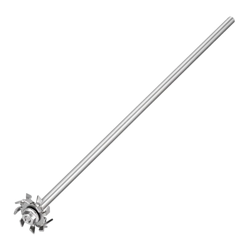 YUCHENGTECH Dispersing Disc Dispersion Impeller Dispersing Machine Blade Paddle Impeller Stainless Steel 3cm Disc with 7X300mm Rod （1.18″disc with 0.27″X11.8″Rod） - Image 1