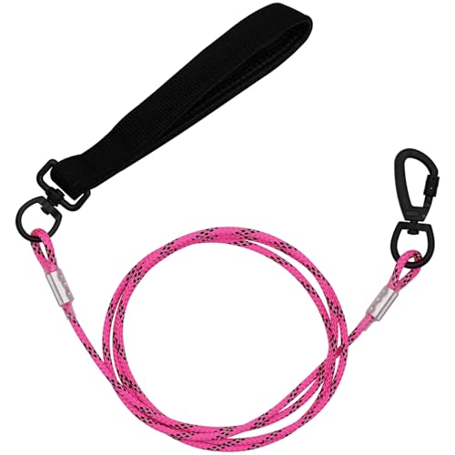 ZHOMA 4/5/6 FT Chew Proof Dog Leashes with Comfortable Handle, Steel Cable Lead for Control Large or Medium Dogs Walk and Train, Heavy Duty with Rotate Clasp and Double Buckle - Image 1