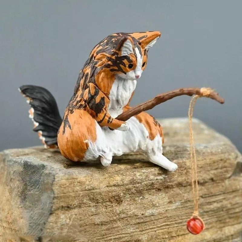 Seven Piece Set Aquarium Decorations Miniature Figurines For Fish Tank Decor - Image 5