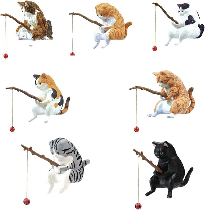 Seven Piece Set Aquarium Decorations Miniature Figurines For Fish Tank Decor - Image 2