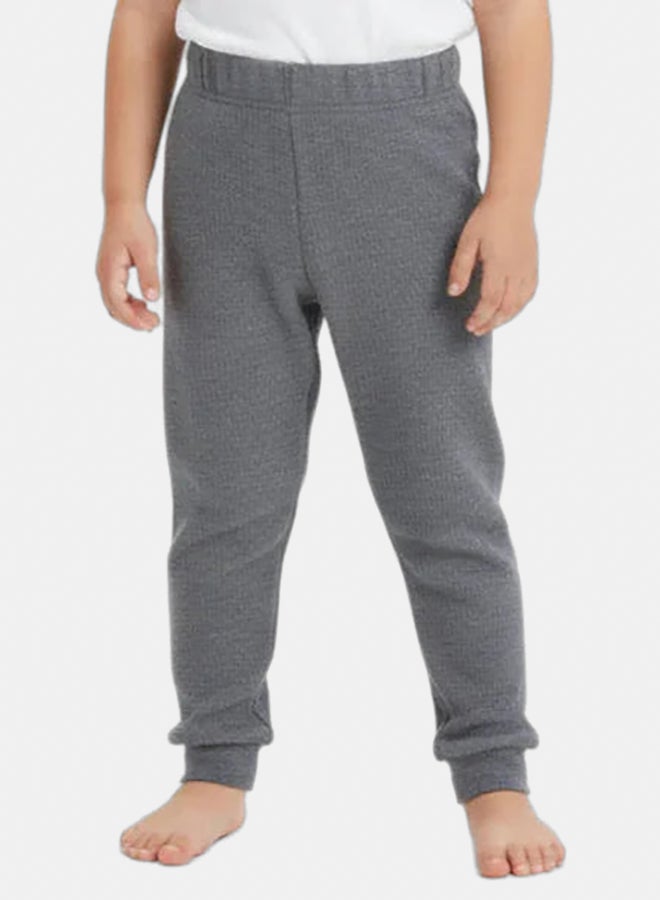 Our kids Pack of 2 – Kids Unisex Thermal Underpants Grey - Image 3