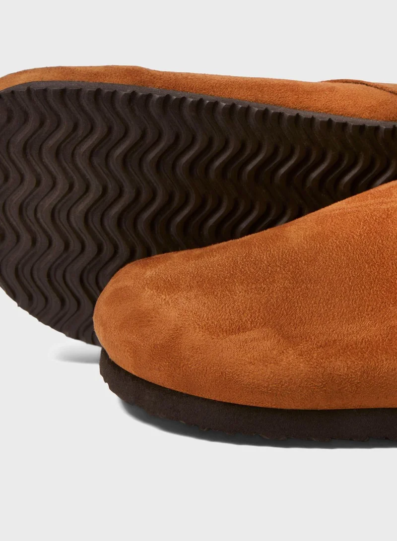 JACK & JONES Buckle Mule Slippers
