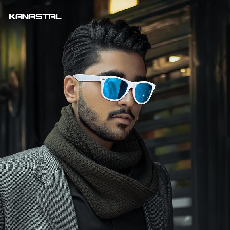 KANASTAL Polarized Sunglasses Men, Fashion Square Sun Glasses Women, Classic Shades for Womens, Driving Fishing Outdoor 100% UV400 Protection - Image 2