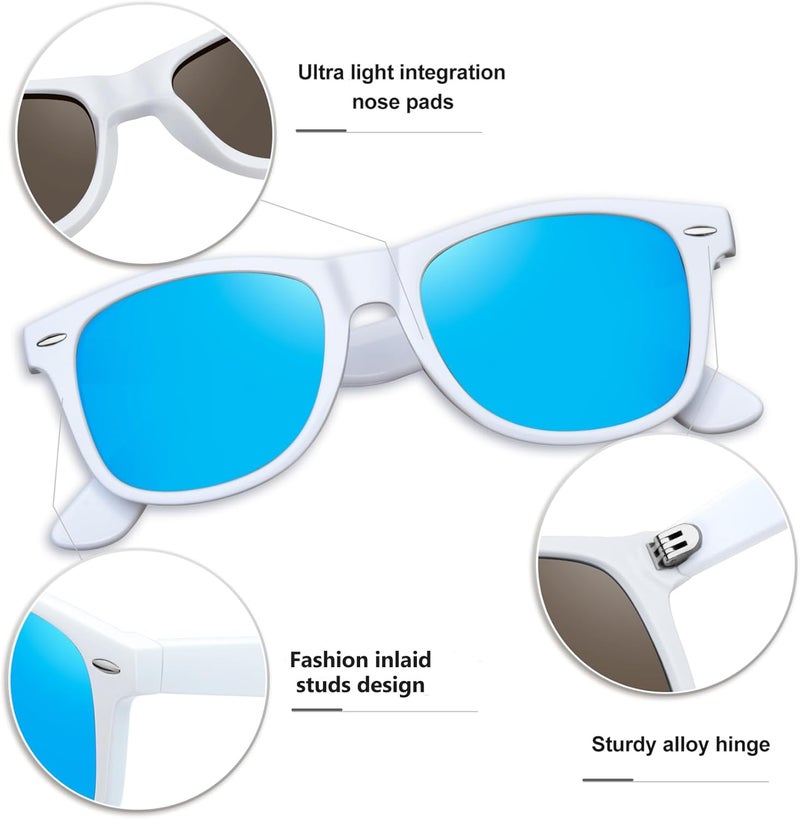 KANASTAL Polarized Sunglasses Men, Fashion Square Sun Glasses Women, Classic Shades for Womens, Driving Fishing Outdoor 100% UV400 Protection - Image 3