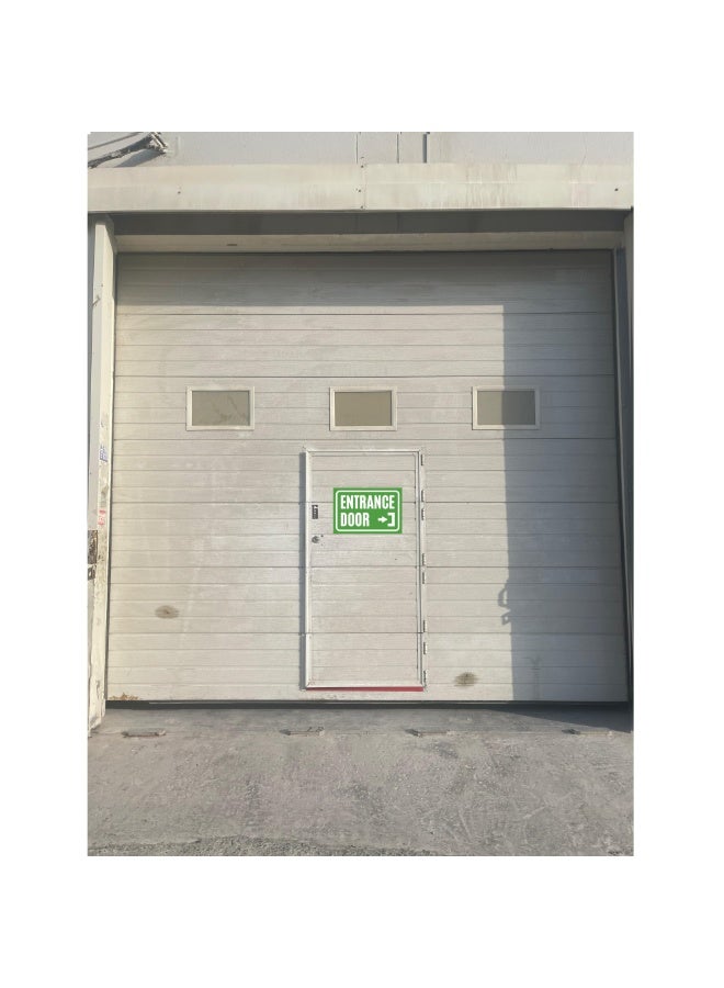 Entrance Door Sign Sticker A4 Size with Matt Lamination - Image 3