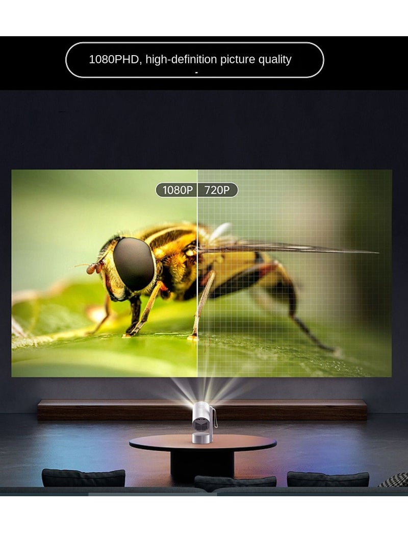 HD mini projector, can be directly connected to your cell phone, easy to carry, suitable for outdoor camping, home, bedroom and other places.  - Image 5