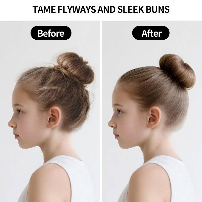 SWEET VIEW Hair Wax Stick & Slick Back Hair Brush for Tame Flyaways, Frizz, Sleek Ponytails, Buns | Pomade/Balm/Gel Stick for Woman, Styling Accessories for Girls - Image 2