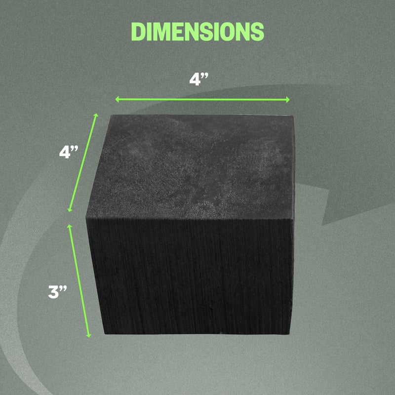 XCEL Floral Foam Blocks - Reusable, Weather Resistant Craft Foam for Artificial Flower Arrangements, Faux Florist Foam Planters Florist Supplies (Black 4" x 4" x 3" - 8 Pack) - Image 5