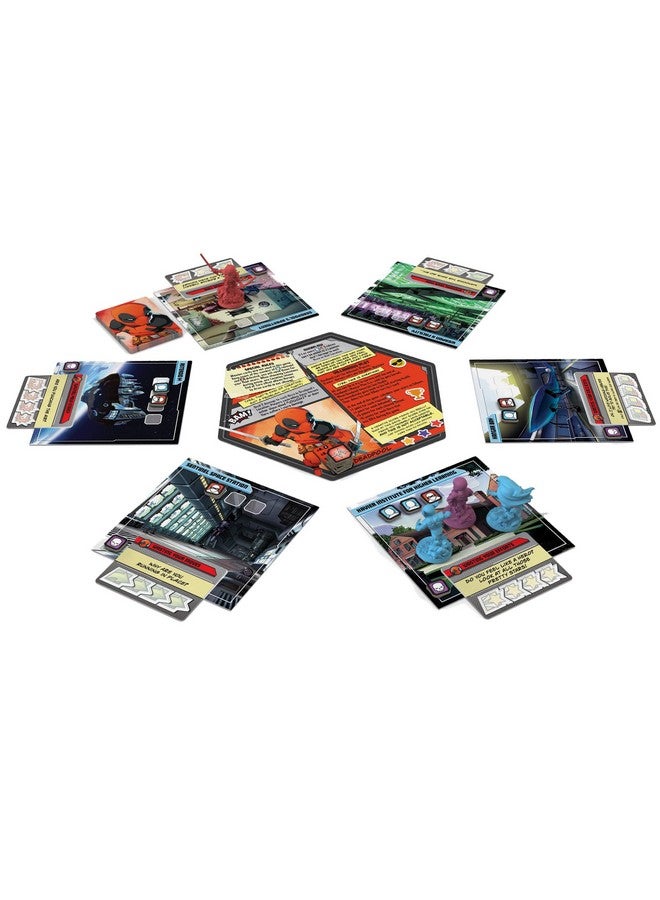 CMON Marvel United Deadpool Expansion | Tabletop Miniatures Game | Strategy Game | Cooperative Game for Adults and Kids | Ages 14+ | 1-4 Players | Average Playtime 40 Minutes | Made by CMON - Image 2