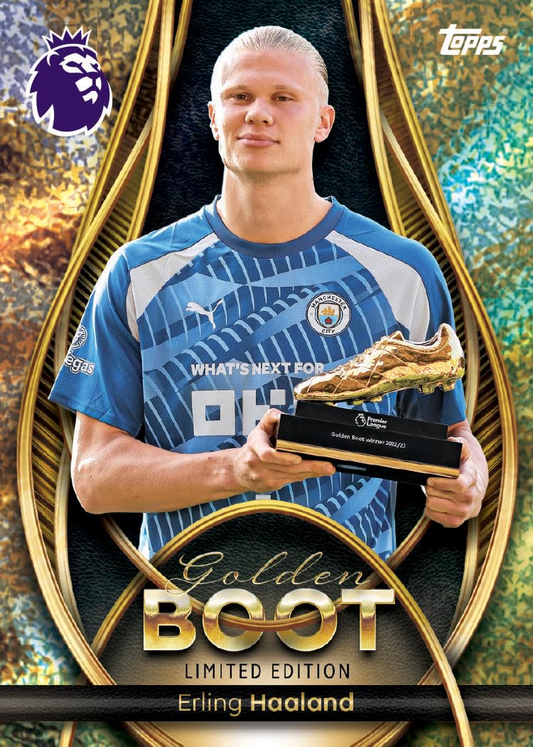 توبس Premier League 2026 - Debut Edition - Golden Boot Tin - contains 57 cards including 7 exclusive Golden Boot LE cards - Image 2