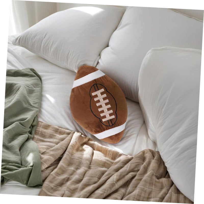 Soft Plush Rugby Pillow Football Shaped Cushion For Sports Fans Home Decor - Image 5