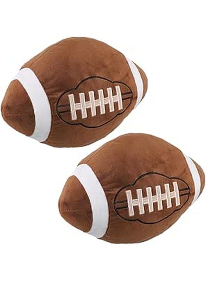 Soft Plush Rugby Pillow Football Shaped Cushion For Sports Fans Home Decor - Image 1
