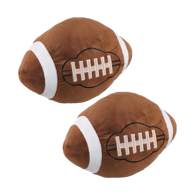 Soft Plush Rugby Pillow Football Shaped Cushion For Sports Fans Home Decor - Image 2