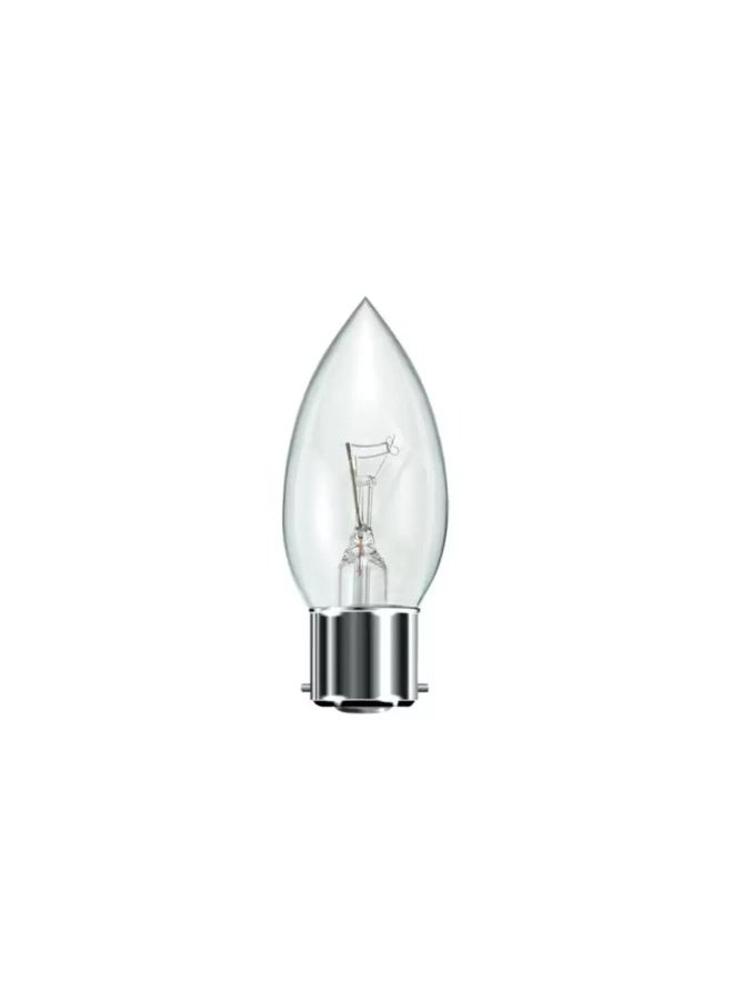GE - Candle 25W B22 220-240V 200lm 1000h CLEAR - Candle Lamp