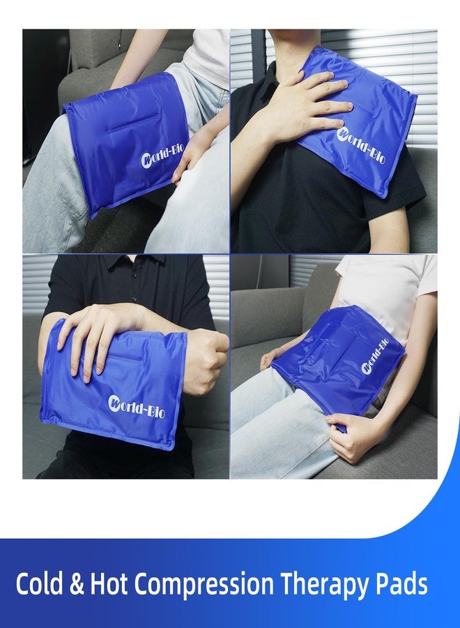 WORLD-BIO 2Packs Flexible Large Ice Pack for Injuries, Large Cold Compress - Image 5