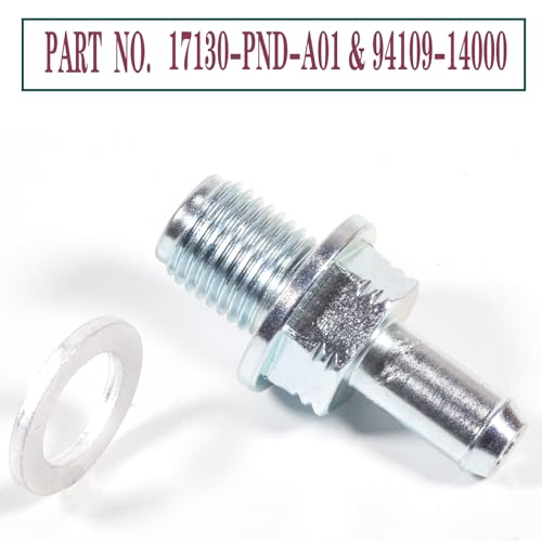 BEONEO 17130-PND-A01 PCV Valve with Gasket,PCV Valve Kit Replacement OEM#17130-RBB-A01 045-0357, Crankcase Ventilation Valve Compatible with Honda CRV Accord Element Civic Acura ILX RSX NSX 1.5 1.8 2.0 2.4L - Image 3