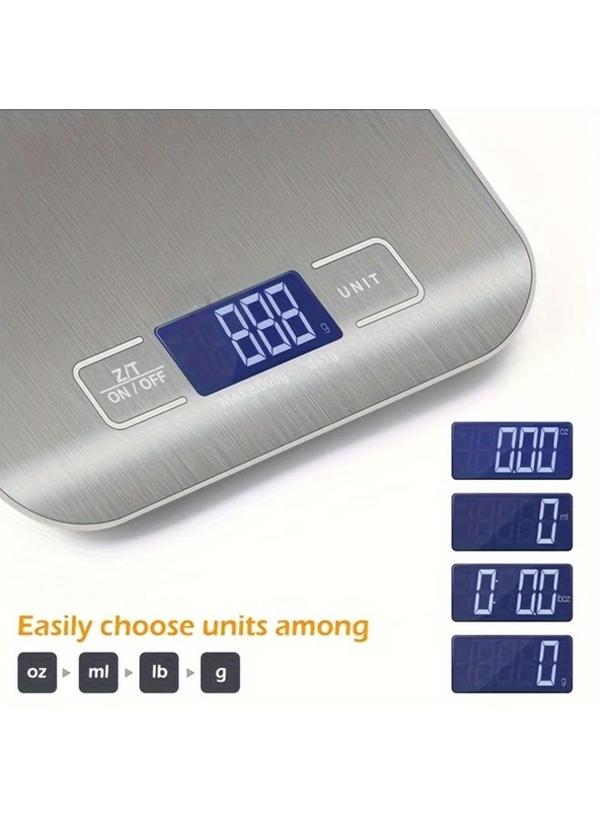 Silvery Postal Scale 22LB High Precision Multifunction Scale For Kitchen Office - Image 5