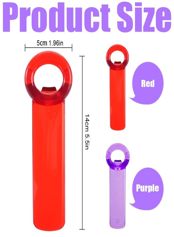 فتاحة برطمانات من قطعتين من FDKYOEK، فتاحة برطمانات بمفتاح، فتاحة أغطية برطمانات سهلة الإمساك للأيدي الضعيفة، فتاحة برطمانات بلاستيكية لكبار السن - Image 3