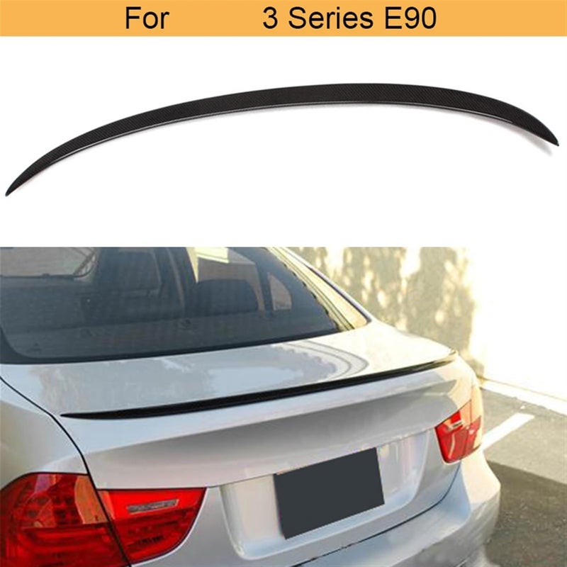 Wivplex Carbon Fiber Rear Spoiler for BMW 3 Series E90 - Image 4