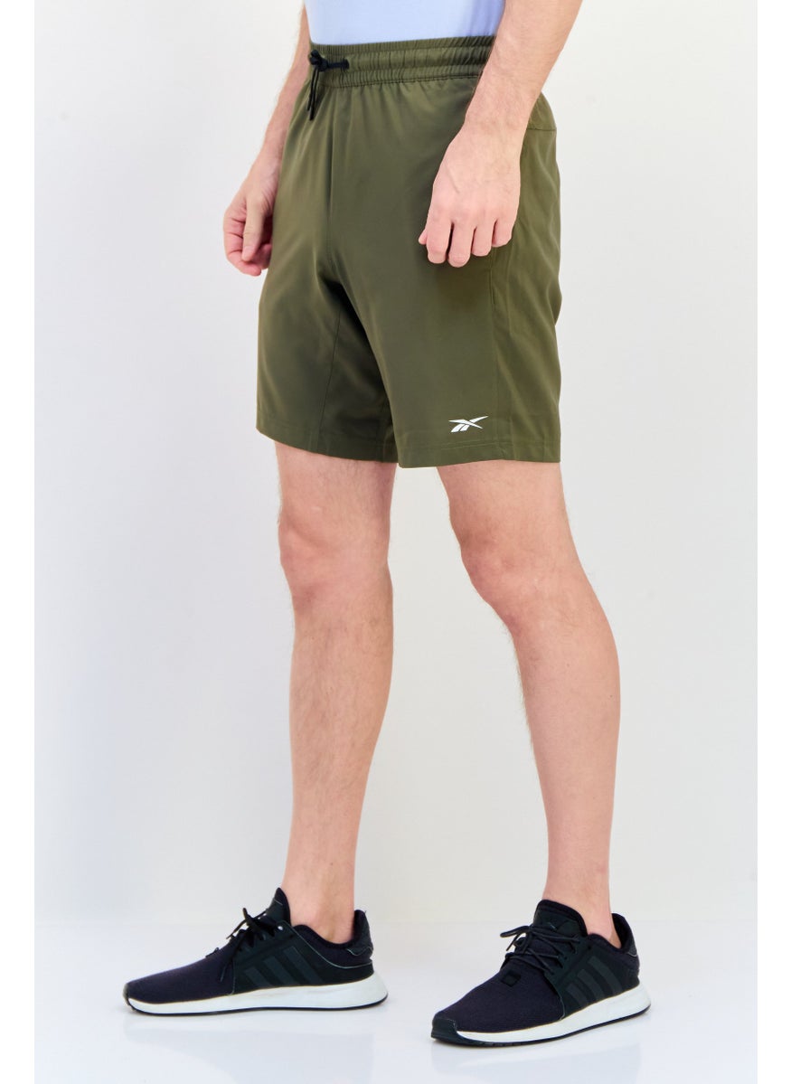 Reebok Men Sportswear Fit Training Short, Olive  - Image 4