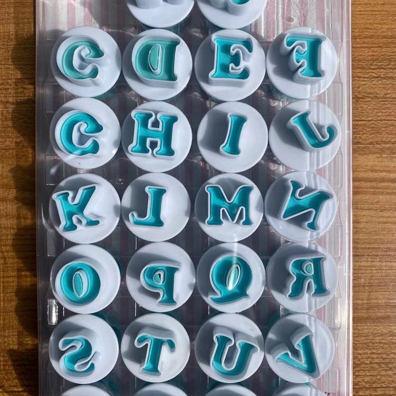 general 26pcs Plastic Alphabet Spring Molds for Chocolate Baking and DIY Crafts - Image 1