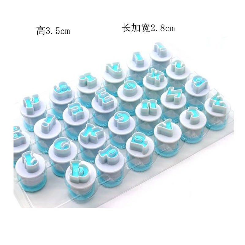 general 26pcs Plastic Alphabet Spring Molds for Chocolate Baking and DIY Crafts - Image 4