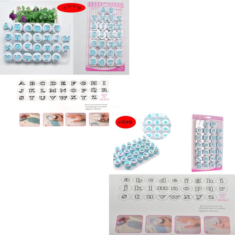 general 26pcs Plastic Alphabet Spring Molds for Chocolate Baking and DIY Crafts - Image 2